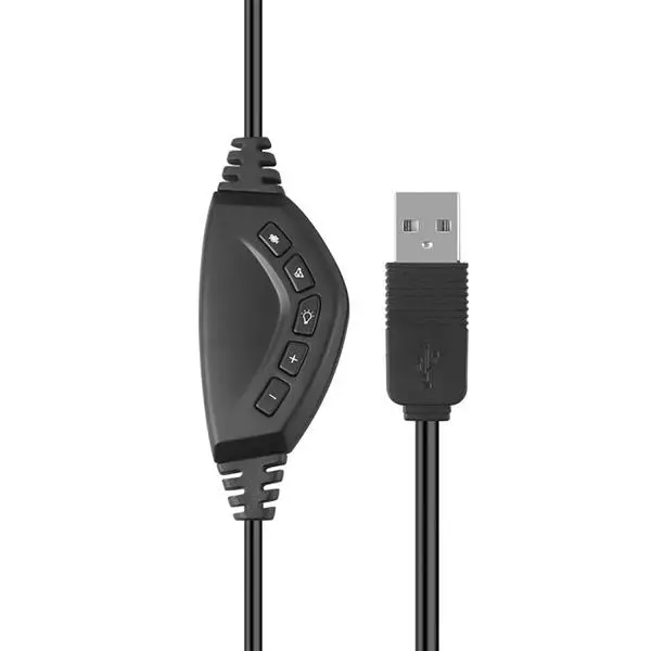 Słuchawki przewodowe z mikrofonem Marvo HG9022 Virtual 7.1 Nauszne Czarny