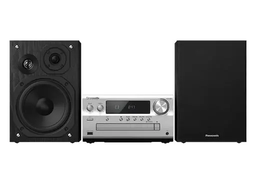 Wieża Panasonic SC-PMX802E-S 120W Bluetooth AirPlay Radio FM, DAB+, Internetowe Srebrny
