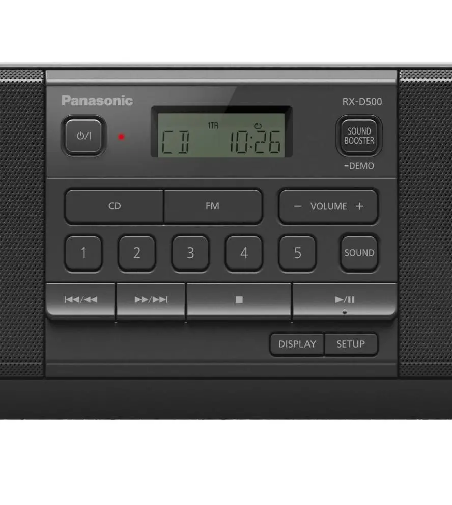 Radioodtwarzacz Panasonic RX-D500EG-K Czarny