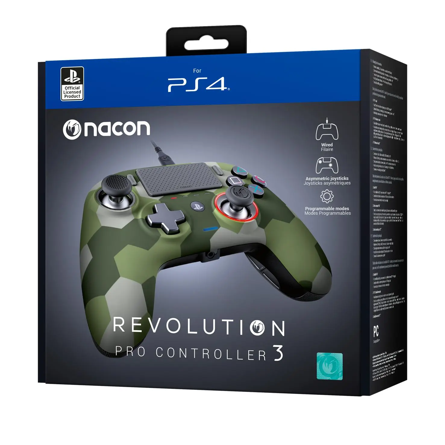Pad Nacon Revolution Pro Controller 3 Zielony camo