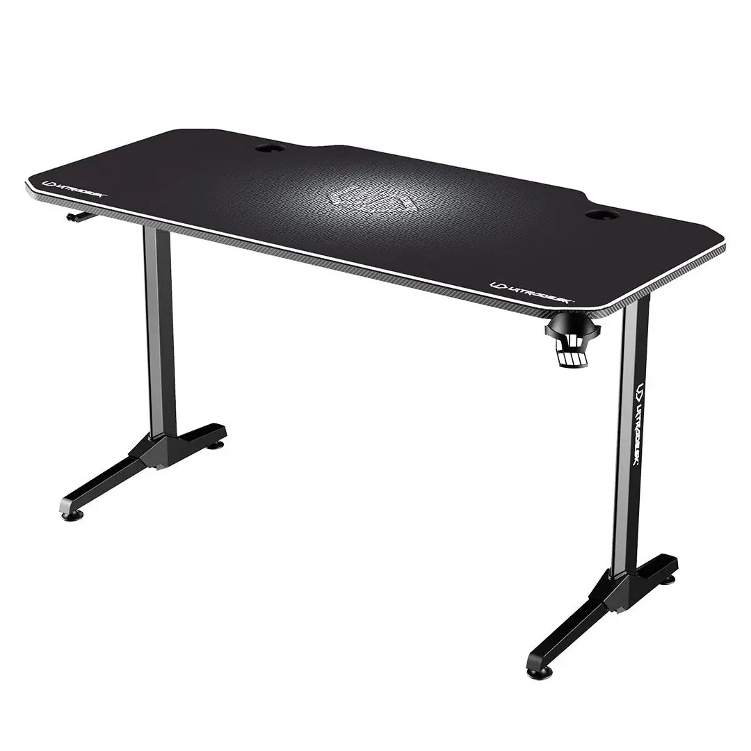 Biurko Ultradesk FRAG 140cm Czarno-biały