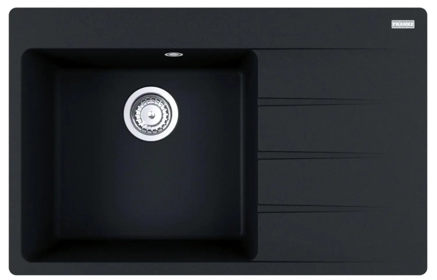 Franke Centro CNG 611-78 TL Komora z lewej strony Granitowy Onyx