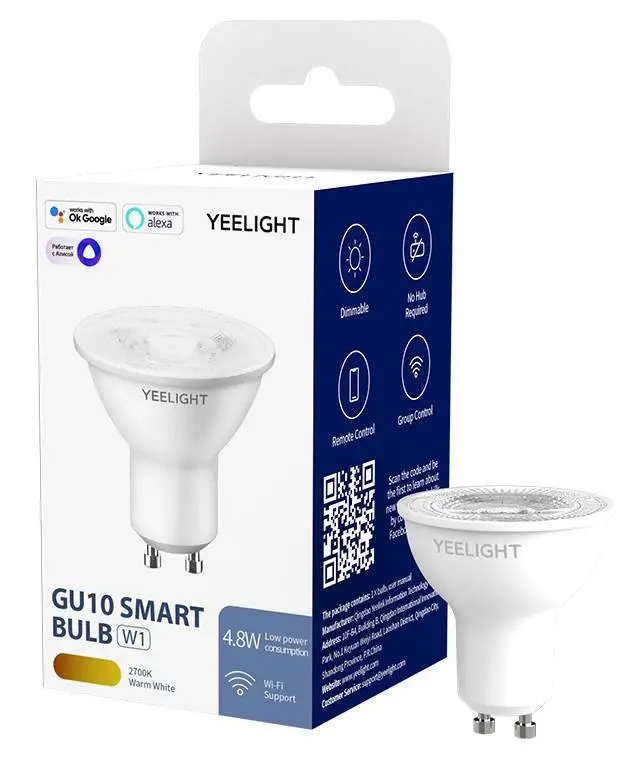 Żarówka LED Yeelight W1 GU10 ściemnialna 1szt.