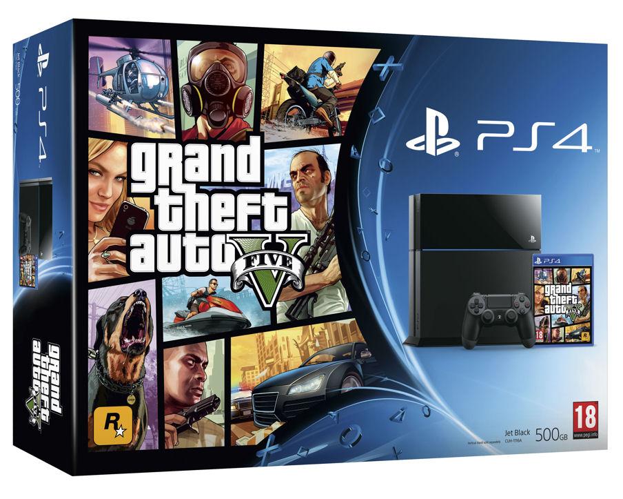 Konsola Sony PlayStation 4 + Grand Theft Auto V