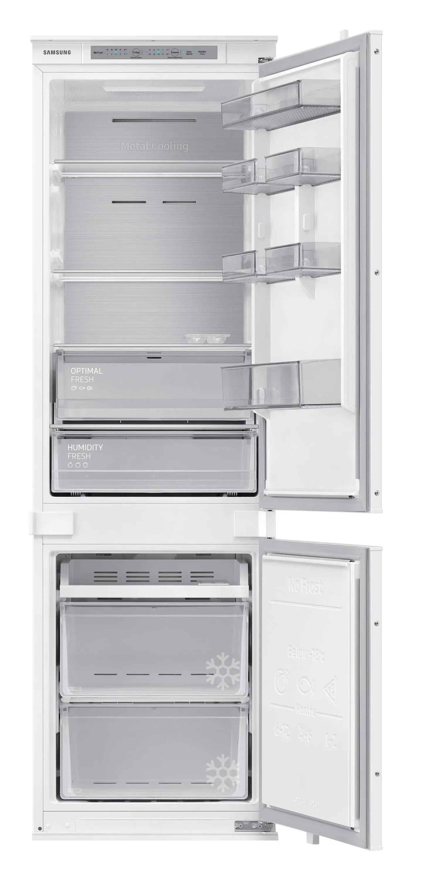 Lodówka Samsung BRB26703EWW Pełny No Frost 177,5cm Szuflada z kontrolą wilgotności