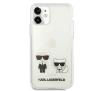 Etui Karl Lagerfeld Transparent Karl & Choupett KLHCN61CKTR do iPhone 11