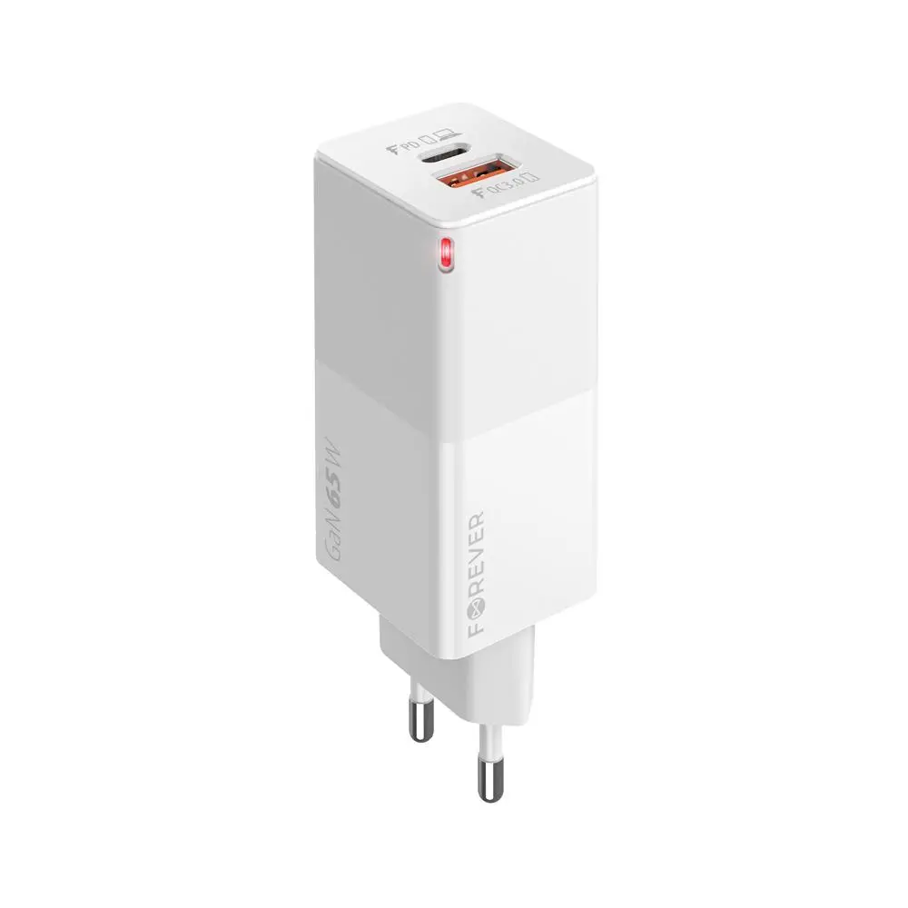 Ładowarka sieciowa Forever FWC-GAN-PDQC65 PD QC3.0 65W
