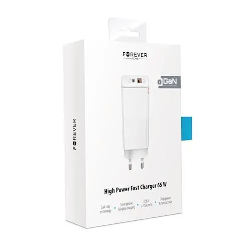 Ładowarka sieciowa Forever FWC-GAN-PDQC65 PD QC3.0 65W