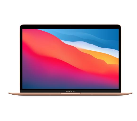 ultrabook Apple Macbook Air M1 13,3" Apple M1 - 16GB RAM - 512GB Dysk - macOS (złoty)