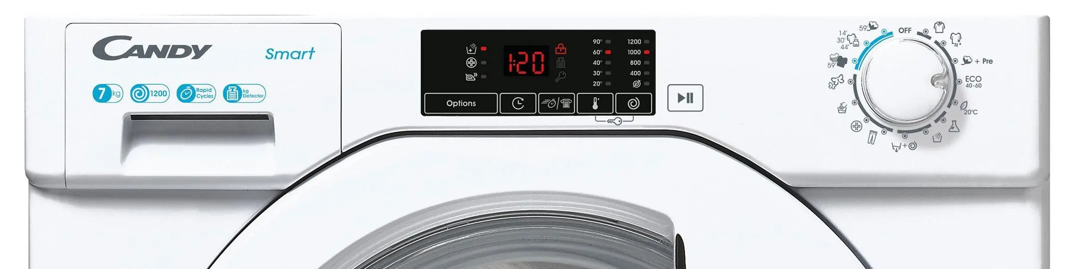 Pralka Candy Smart CBW 27D1E-S 7kg 1200obr/min