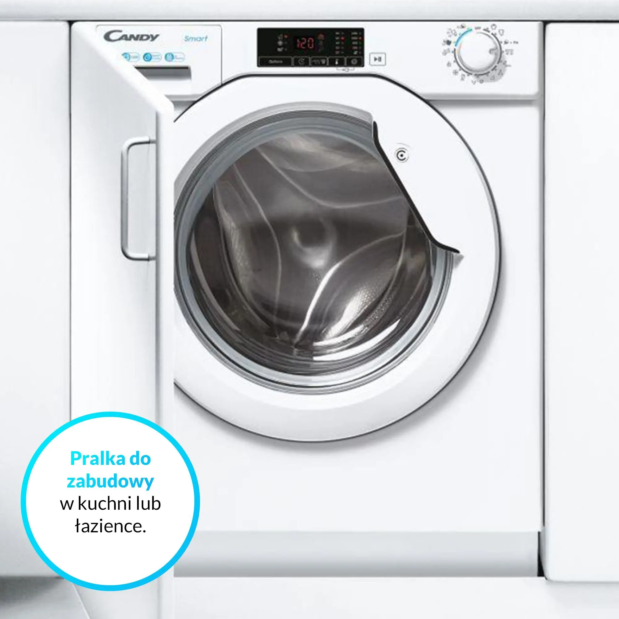 Pralka Candy Smart CBW 27D1E-S 7kg 1200obr/min