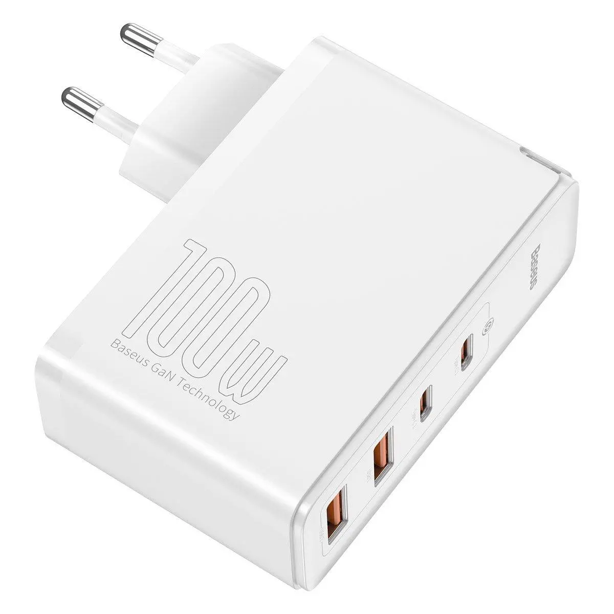 Ładowarka sieciowa Baseus GaN2 Pro 2x USB + 2x USB-C 100W Biały