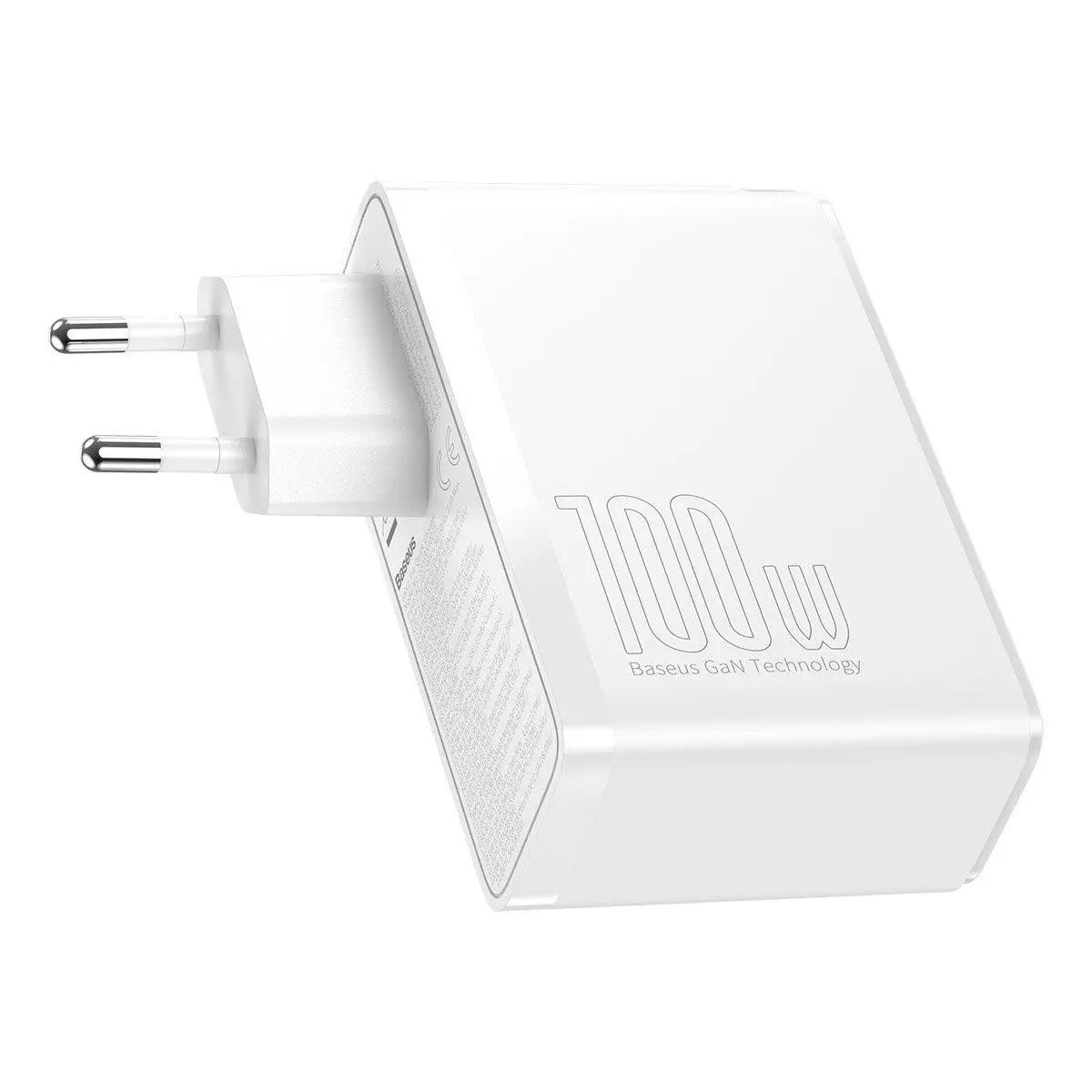 Ładowarka sieciowa Baseus GaN2 Pro 2x USB + 2x USB-C 100W Biały