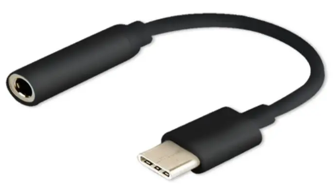 Adapter Savio AK-35 USB Typ 3.1 C - Jack 3,5mm Czarny