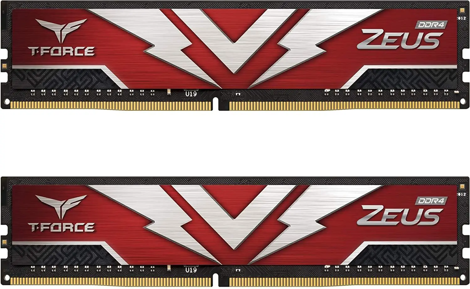 Pamięć RAM Team Group T-Force Zeus DDR4 16GB (2 x 8GB) 3200 CL20 Czerwony