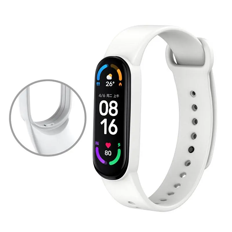 Pasek Yunmi Mi Band 5/6 XMBDST31 Biały