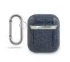 Etui na słuchawki Guess GUACA2TPUJULDB Jeans Collection AirPods Granatowy