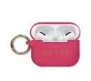 Etui na słuchawki Guess GUACAPSILGLFU AirPods Pro Fuksja