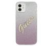 Etui Guess Glitter Gradient GUHCP12SPCUGLSPI do iPhone 12 mini Różowy