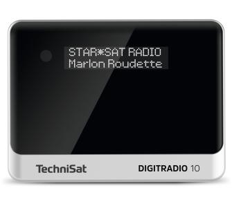 Radioodbiornik TechniSat DigitRadio 10 Radio FM DAB+ Bluetooth Czarno-srebrny