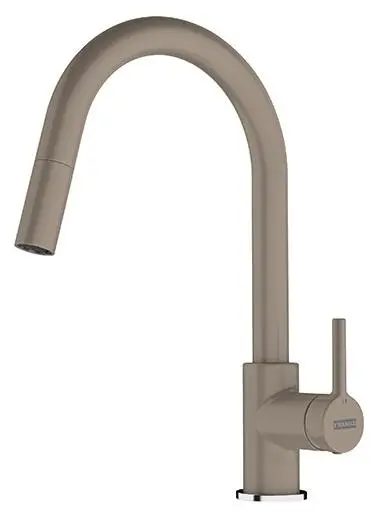 Bateria Franke Lina Pull-Out Cappuccino Mosiądz