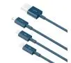 Kabel Baseus USB 3w1 Superior Series Niebieski