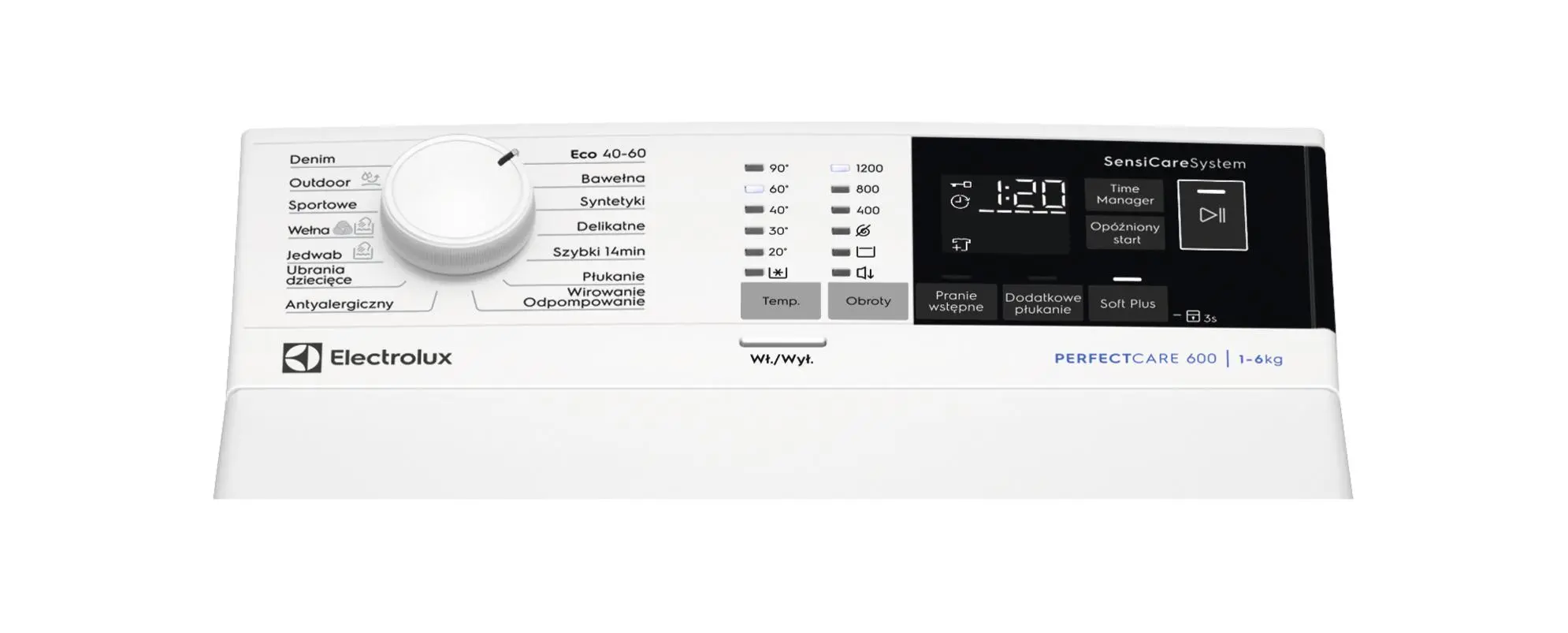 Pralka Electrolux 600 SensiCare EW6TN4261P 6kg 1200obr/min