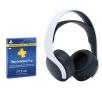 Sony PlayStation 5 Bezprzewodowy zestaw słuchawkowy PULSE 3D + Subskrypcja PlayStation Plus 12mcy