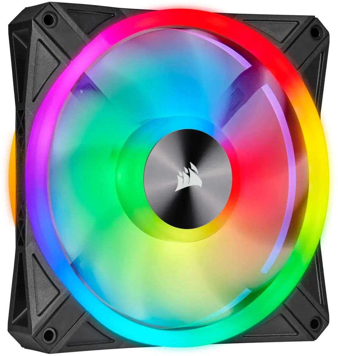 Wentylator Corsair iCUE QL140 RGB PWM Black 140mm Czarny