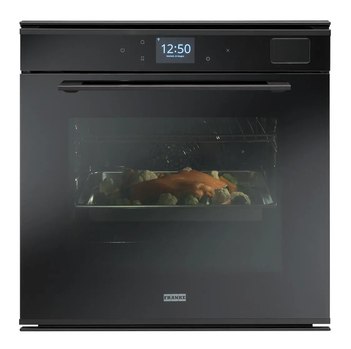 Piekarnik elektryczny parowy Franke Mythos FMY 99 HS BK Termoobieg Czarny