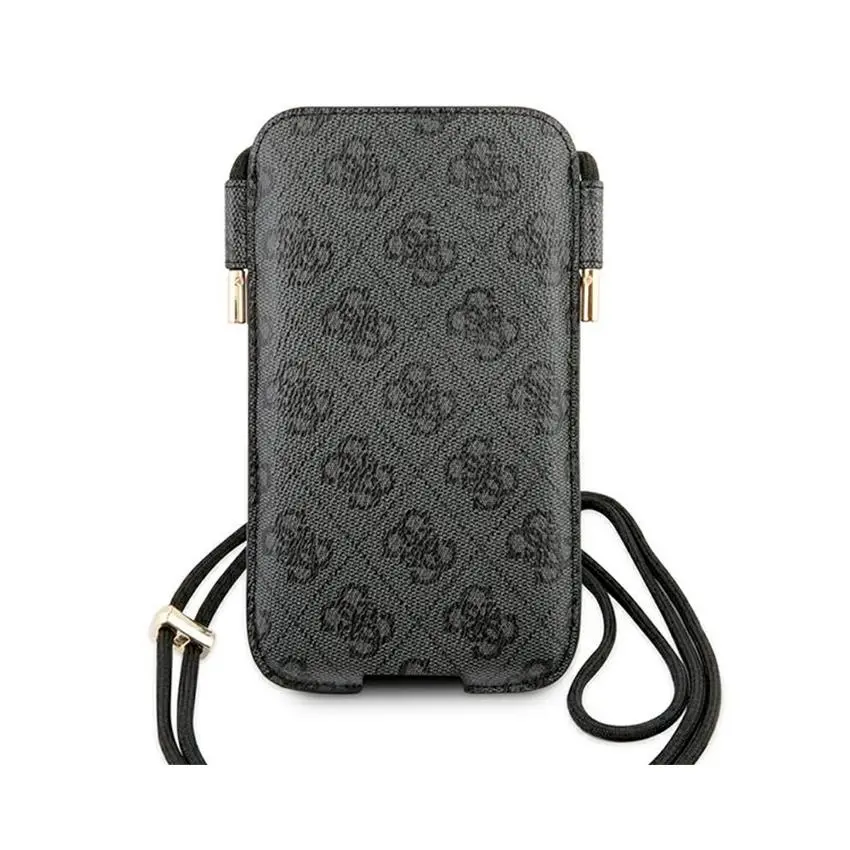 Guess 4G Big Metal Logo Pouch GUHCP12L4GPSGR do iPhone 12 Pro Max Szary