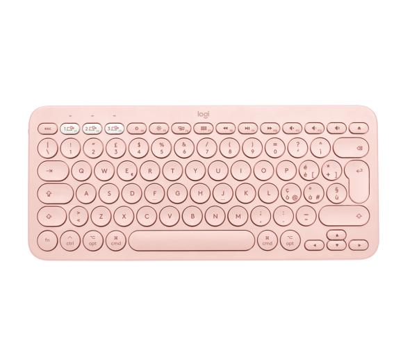 klawiatura komputerowa Logitech K380 dla Mac (różowy)