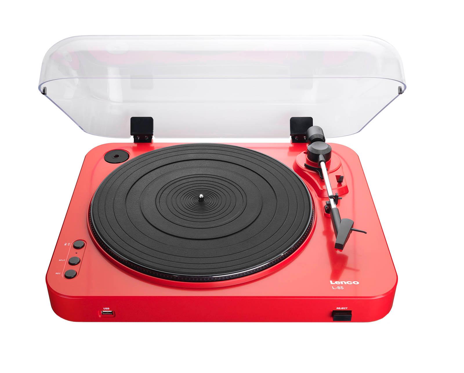 Gramofon Lenco L-85 (czerwony)