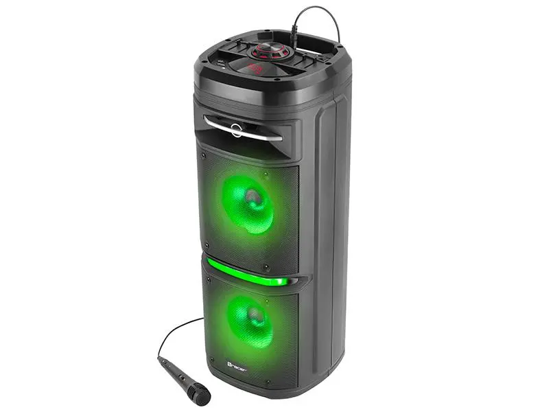 Power Audio Tracer King TWS BT 40W Bluetooth Radio FM Czarny