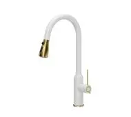 Quadron 3573591_WHMPVDG1 Jessica Biały/Złoty Stal szlachetna