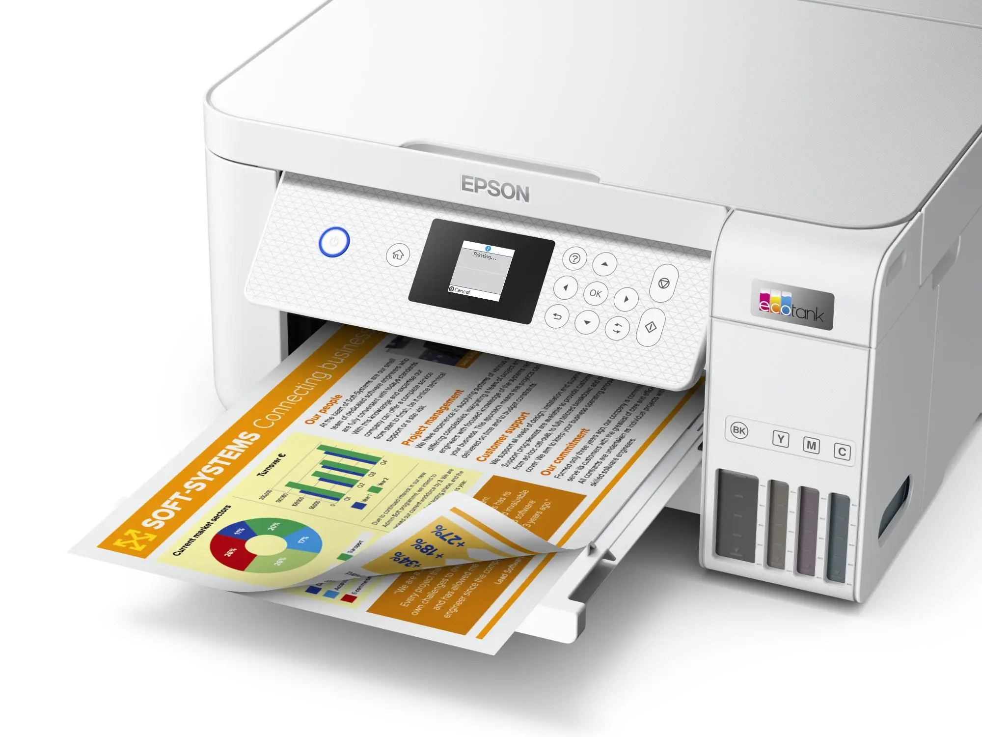 Urządzenie wielofunkcyjne Epson EcoTank L4266 WiFi Biały