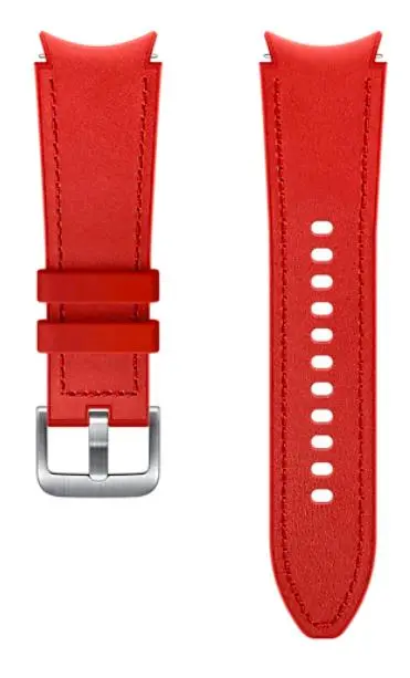Pasek Samsung Hybrid Leather 20mm S/M Czerwony