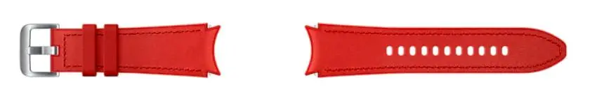 Pasek Samsung Hybrid Leather 20mm S/M Czerwony