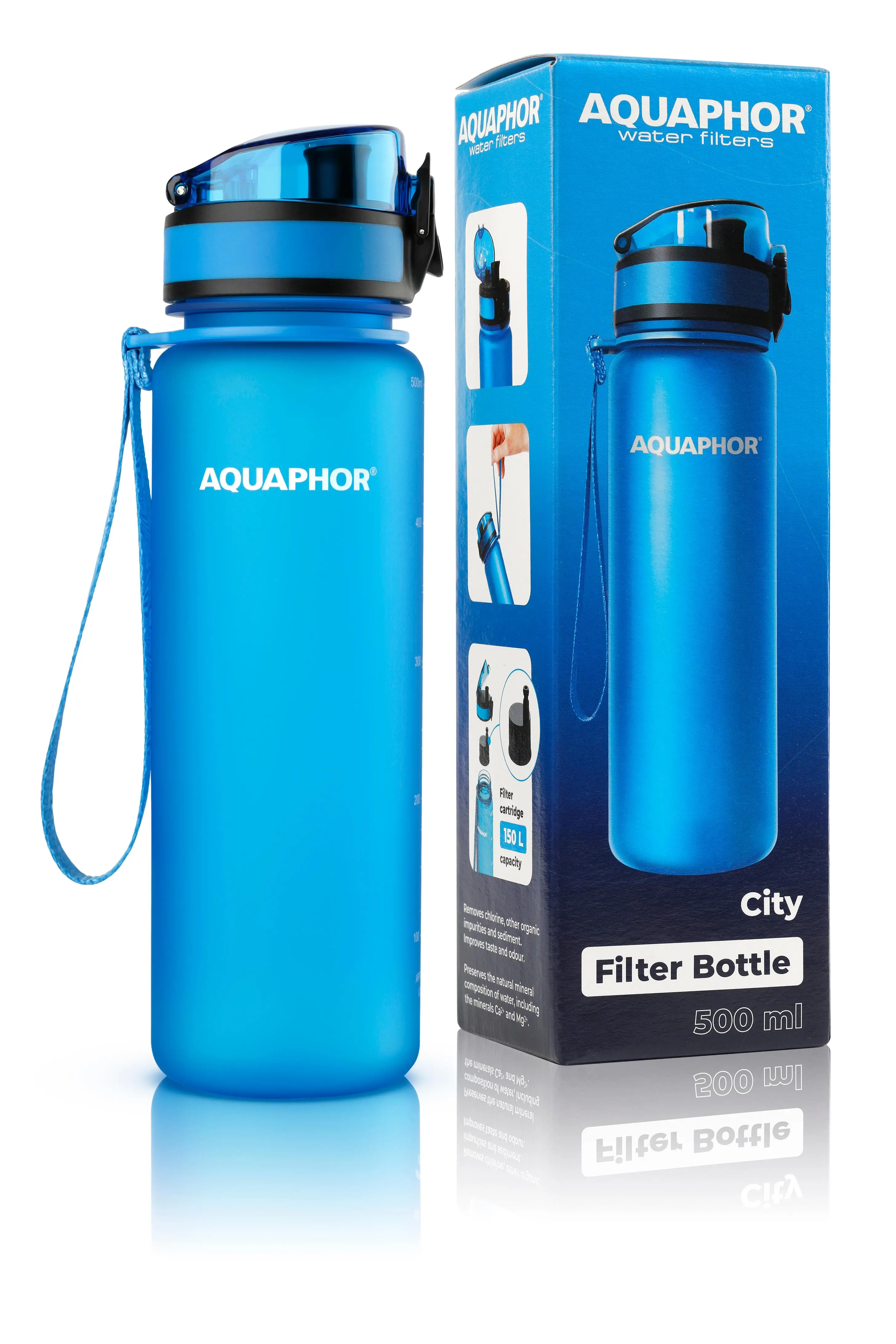 Butelka filtrująca Aquaphor City 0,5l 1 wkład