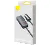 Ładowarka samochodowa Baseus CCBT-A0G Share Together z przedłużaczem 2x USB 2x USB-C 120W Szary
