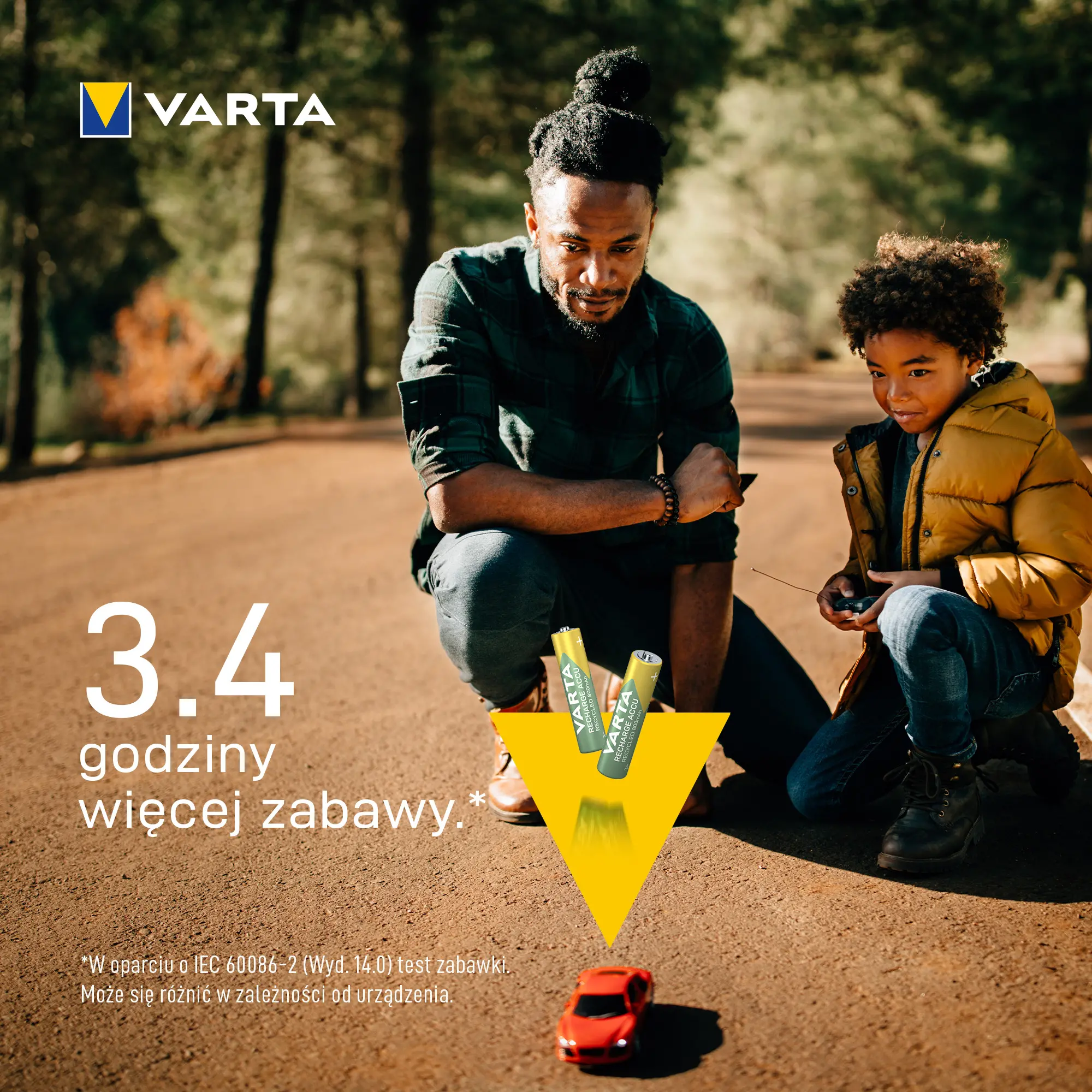 Akumulatorki VARTA Rechargeable ACCU Recycled AAA 800mAh 2szt.