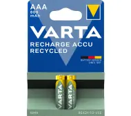 VARTA Rechargeable ACCU Recycled AAA 800mAh 2szt.