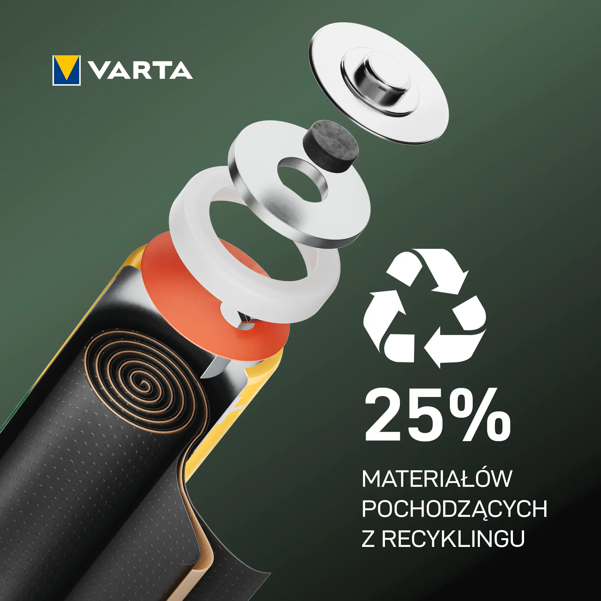 Akumulatorki VARTA Rechargeable ACCU Recycled AAA 800mAh 2szt.
