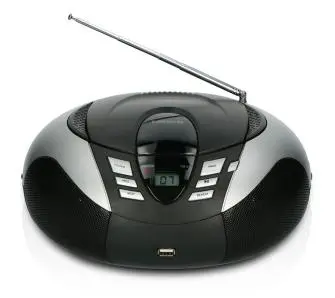 Radioodtwarzacz Lenco SCD-37 USB Czarno-srebrny