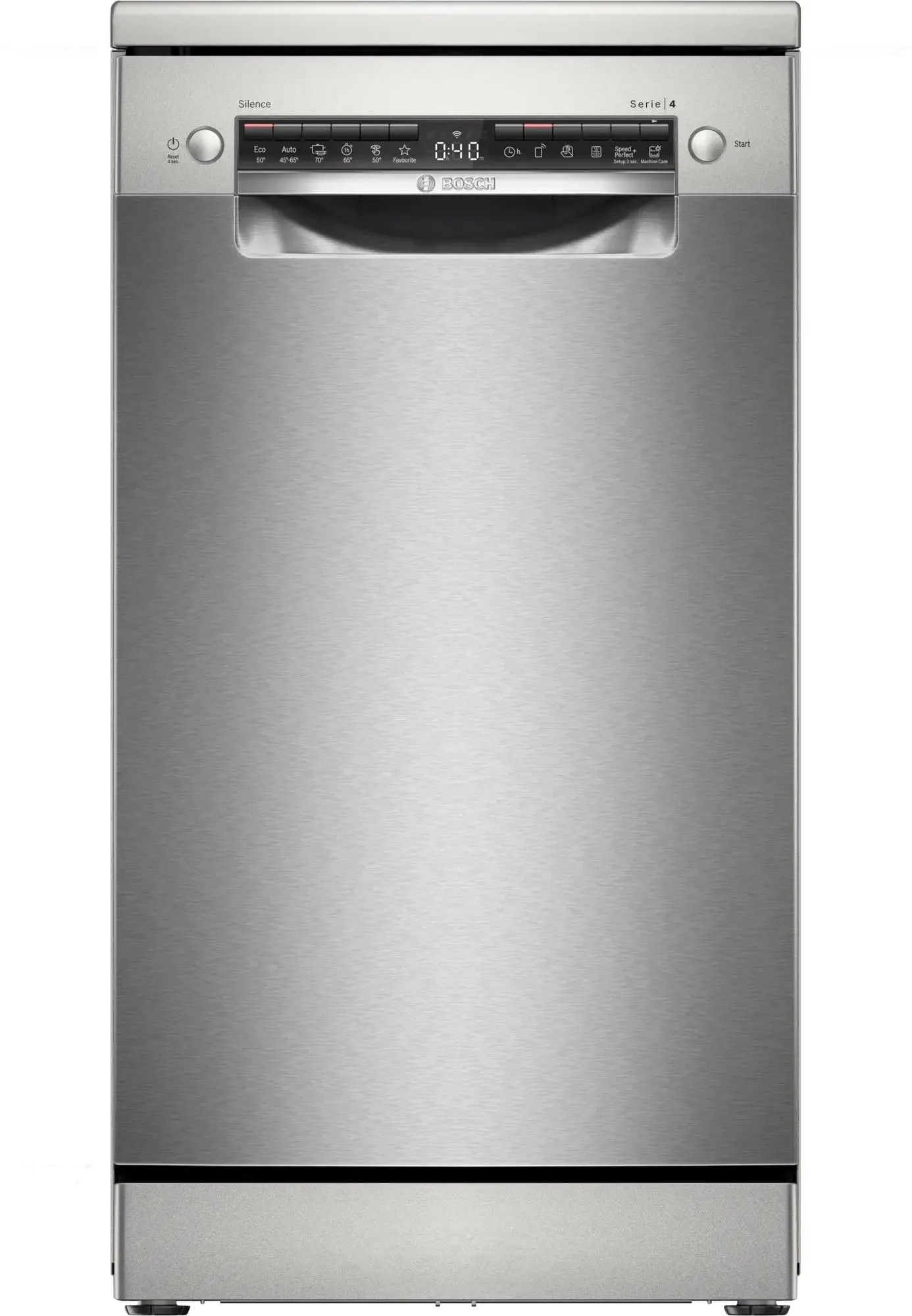 Zmywarka Bosch Serie 4 SPS4EMI60E 45cm Automatyczne otwieranie drzwi Szuflada na sztućce Zdalne sterowanie