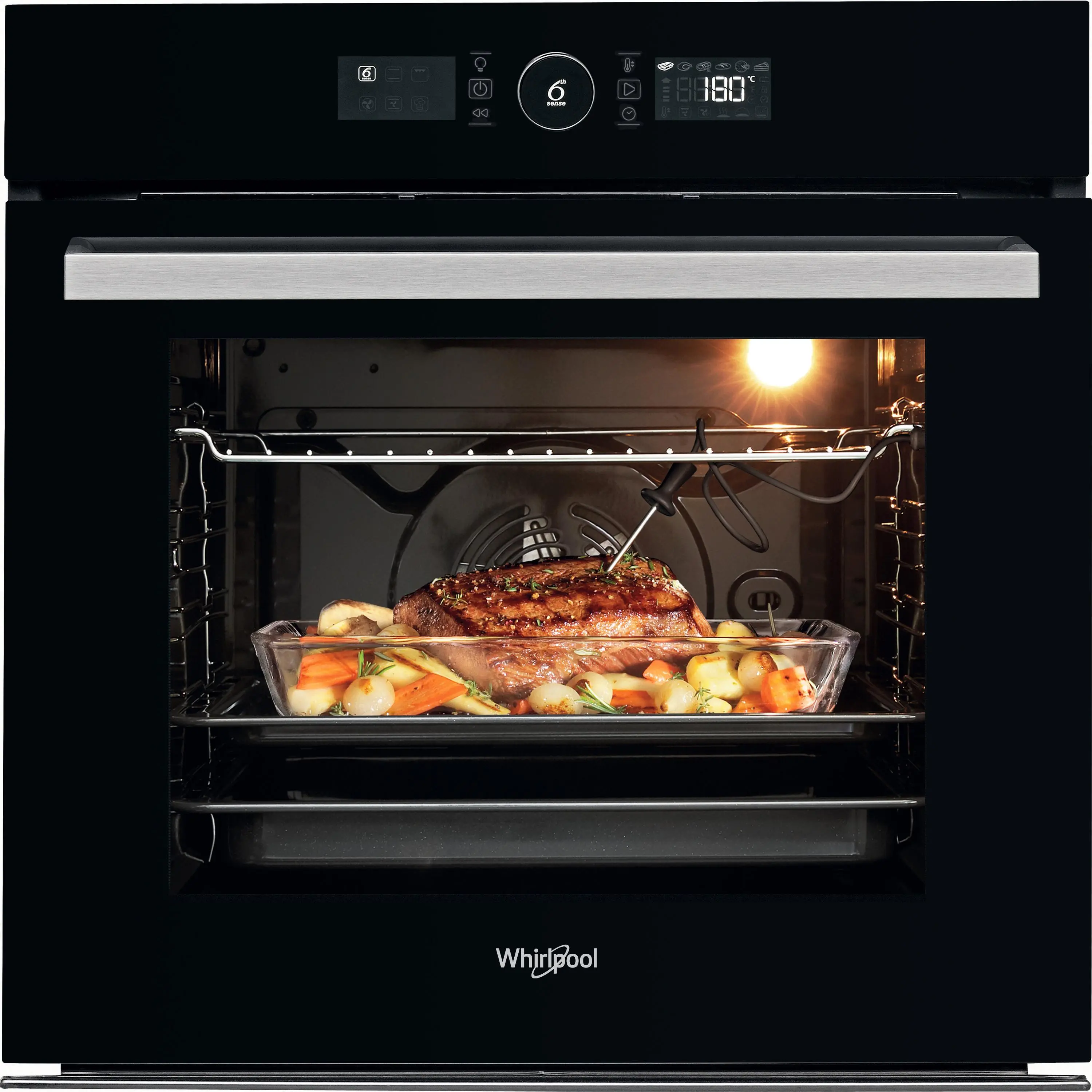 Piekarnik elektryczny Whirlpool Absolute AKZ9 9421 CS NB Termoobieg Termosonda Czarny