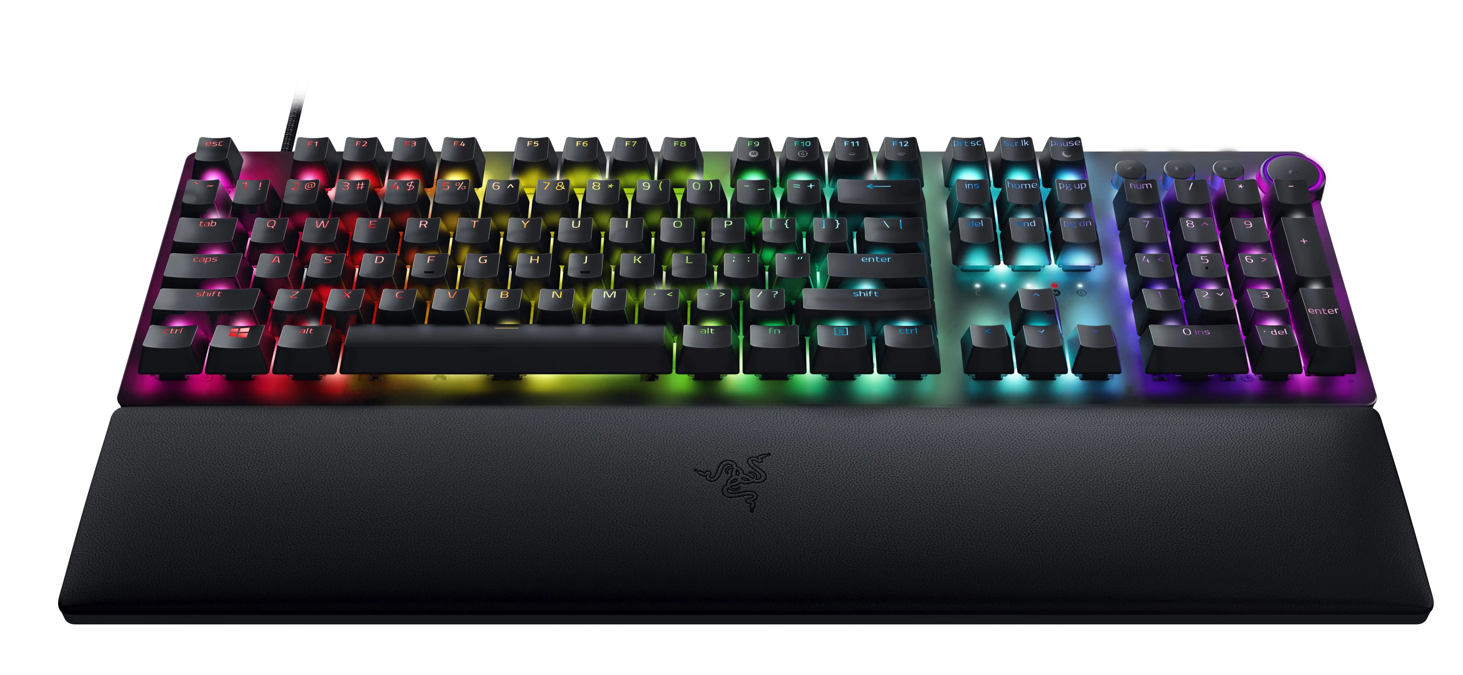 Klawiatura mechaniczna Razer Huntsman V2 Linear Optical Switch Red Czarny