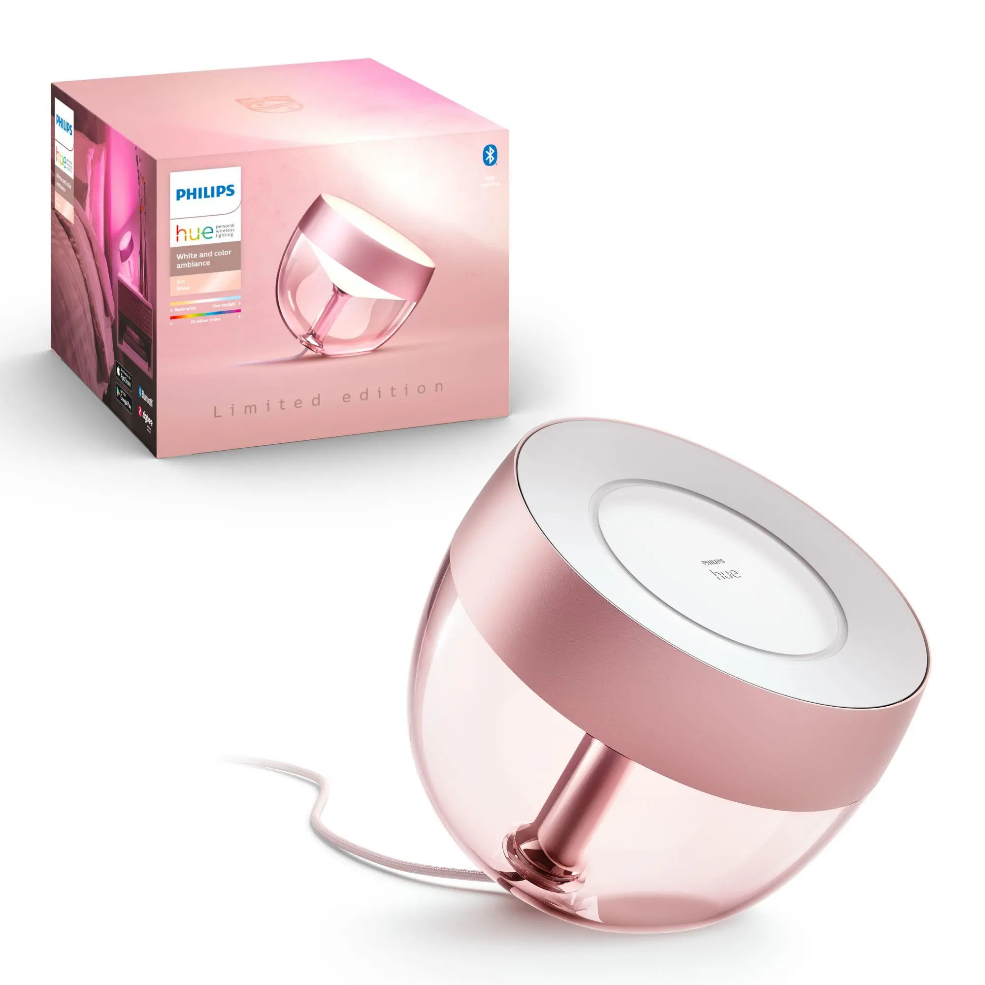 Lampa biurkowa Philips Hue White and Colour Ambiance Iris Rose