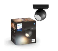Philips Hue White Ambiance Buckram 929003048501 bez pilota Czarny