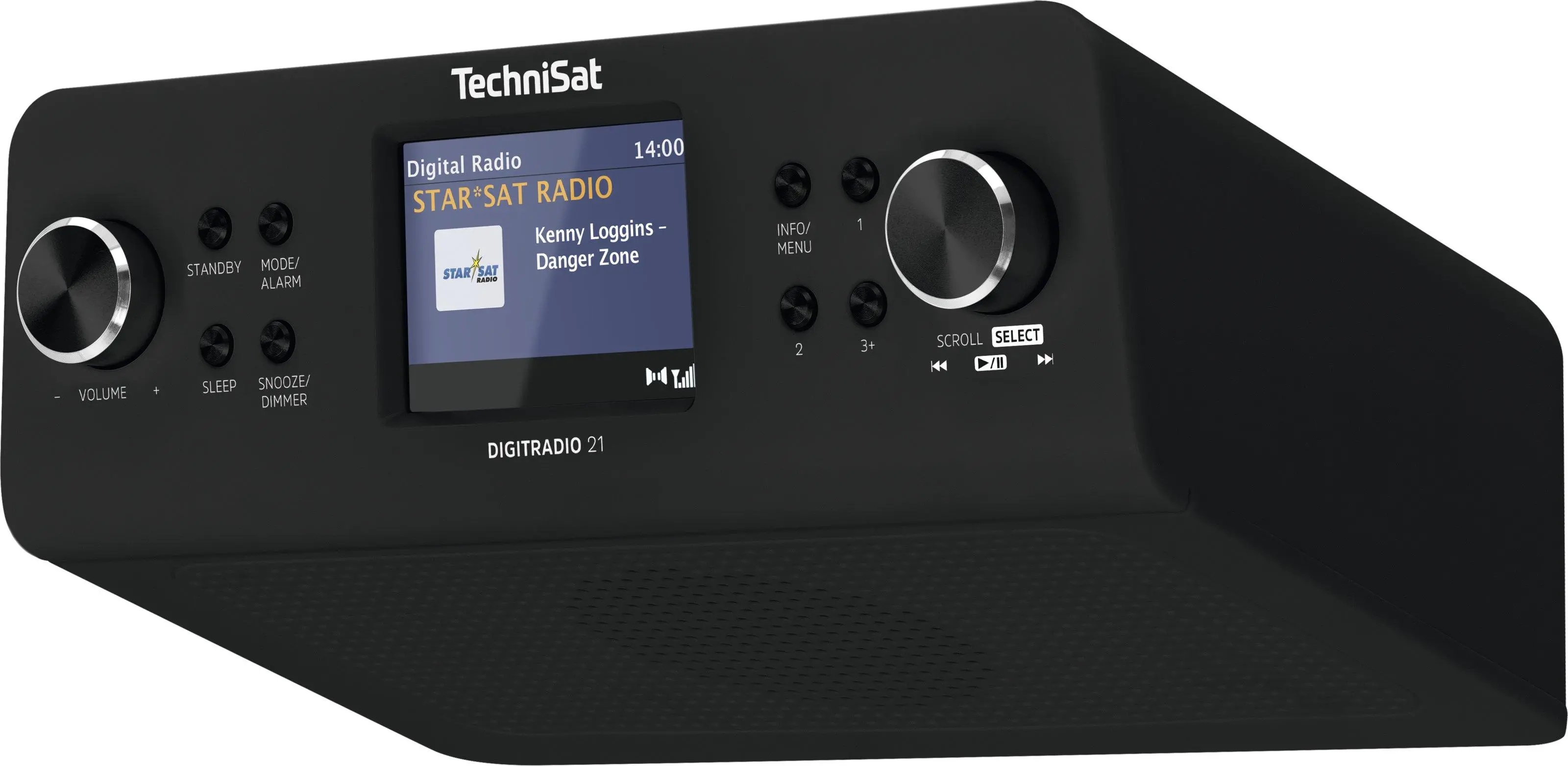 Radioodbiornik TechniSat DigitRadio 21 Radio FM DAB+ Bluetooth Czarny